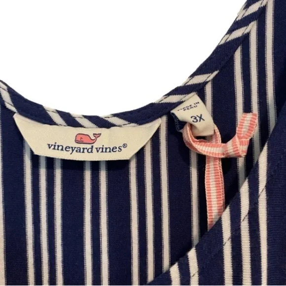 Vineyard Vines Cat Cay Striped Knit Jumpsuit Size 3X NWT - Picture 7 of 10